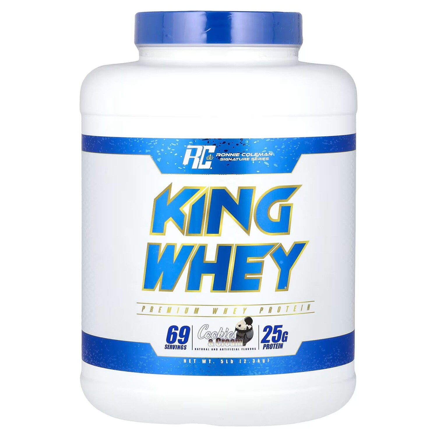 

Signature Series, King Whey, печенье и сливки, 5 фунтов (2,3 кг) Ronnie Coleman