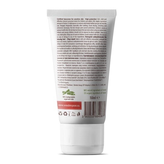 Солнцезащитный лосьон для всей семьи Wooden Spoon SPF 50, 150 мл БИО — фото 3
