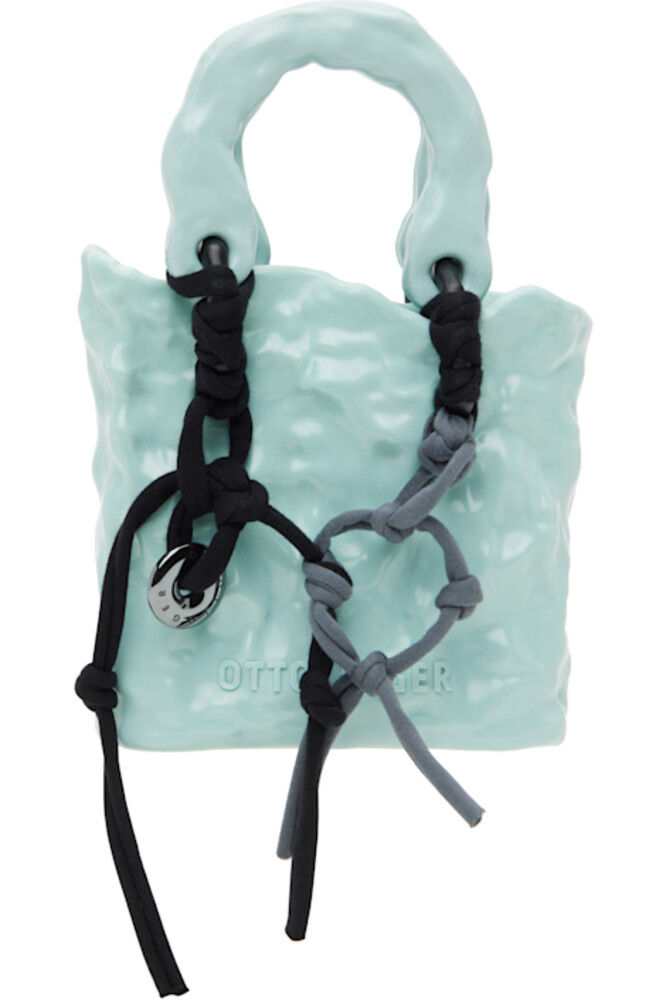 

Эксклюзивная фирменная керамическая сумка SSENSE Blue Ottolinger