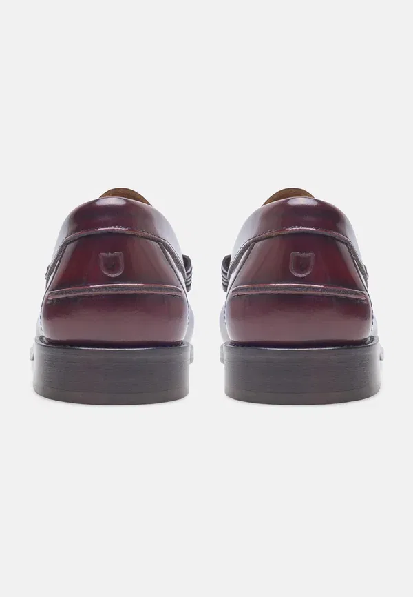 Туфли-лоферы Hunter m pl loafer smart slip ons Henry Stevens, бордовый — фото 4