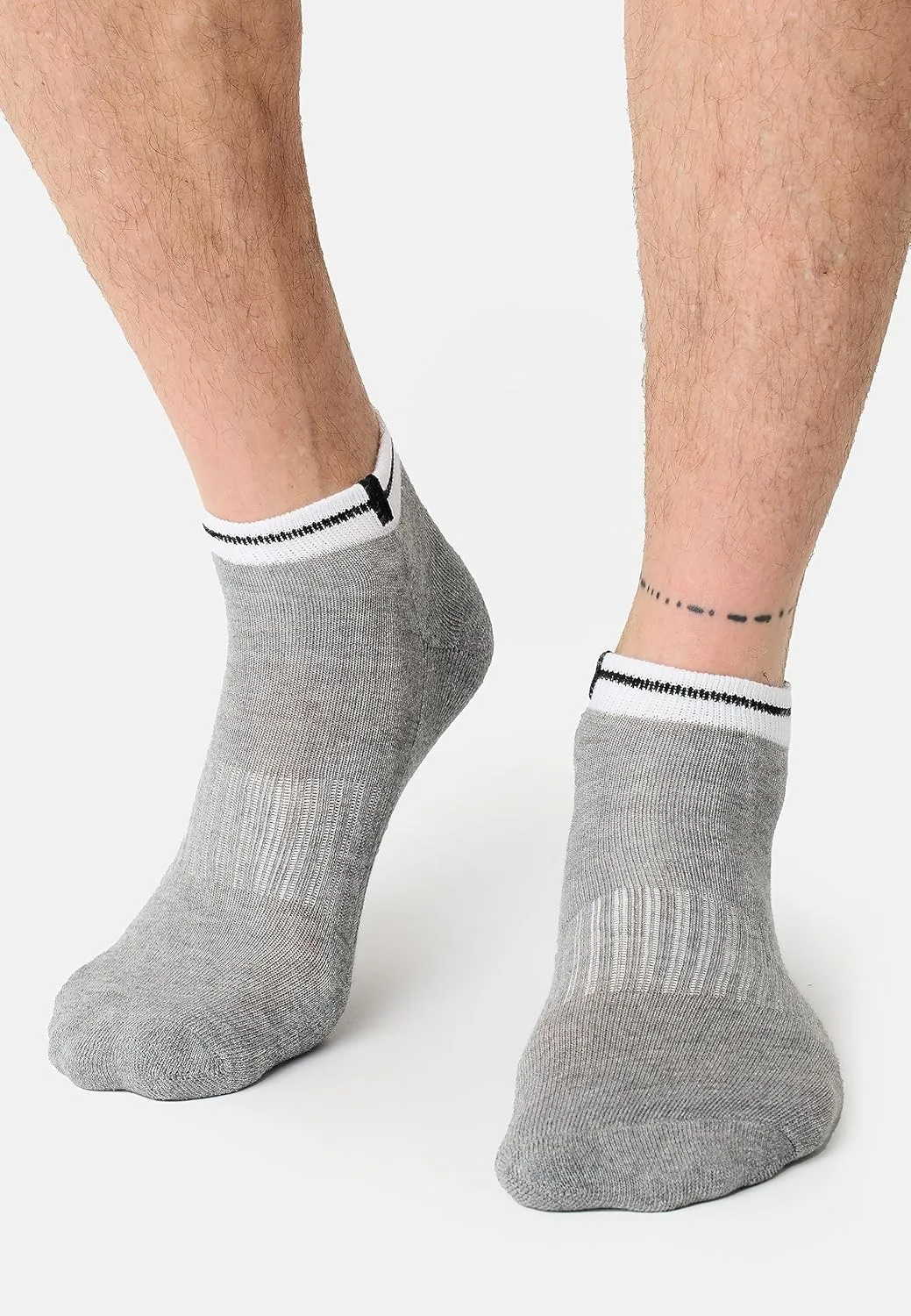 Кроссовки Nur Der 3er Pack Sport из комплекта спортивной одежды Sportsocken mit gepolsterter Sohle Herren, серый — фото 2