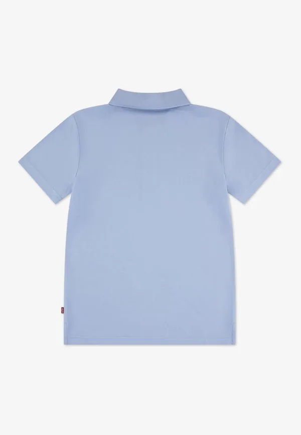 Поло с лентой на задней части воротника Levi'S, Chambray Blue — фото 2