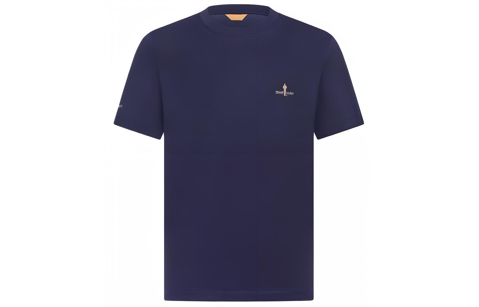 

Мужские футболки с круглым вырезом, средней толщины Biyinleifen, 25 темно-синий