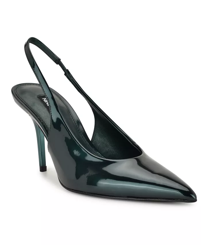 Женские туфли-лодочки Palomma Slingback Stiletto Nine West, синий