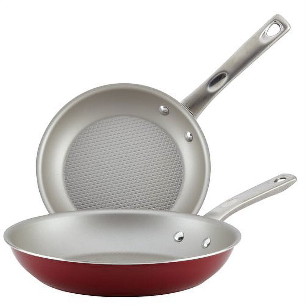 

Сковороды с антипригарным покрытием Ayesha Curry Home Collection, красный
