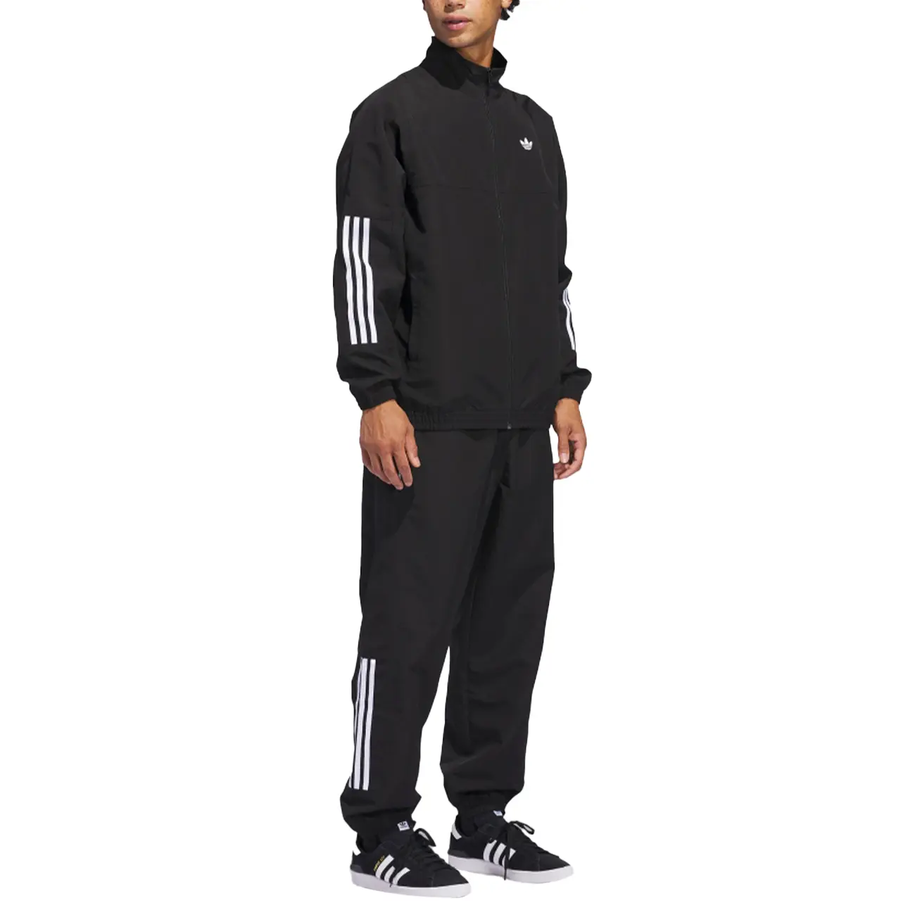 Унисекс штаны для скейтбординга gatsele track Adidas Originals, черно-белый — фото 3