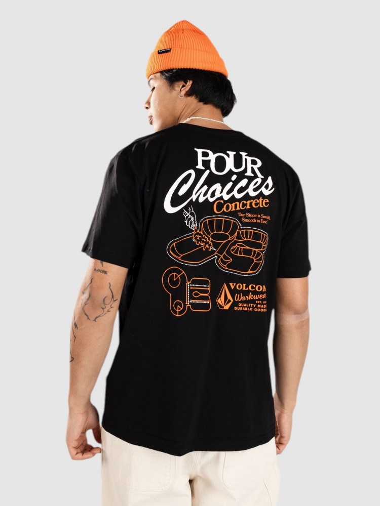 

Футболка Volcom Pour Choices Bsc T-Shirt, black, Черный, Футболка Volcom Pour Choices Bsc T-Shirt, black