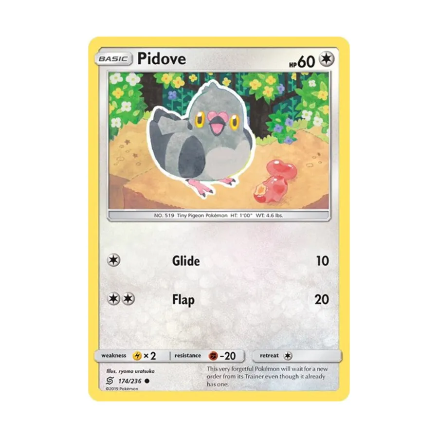 

CCG Пидово (К) #174/236, Pokemon - SM - Unified Minds - Singles