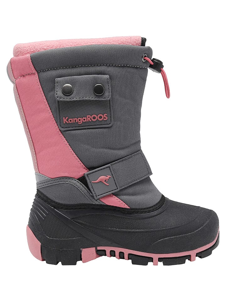 

Kangaroos Зимние ботинки "Kanga-Bean II" серо-розового цвета