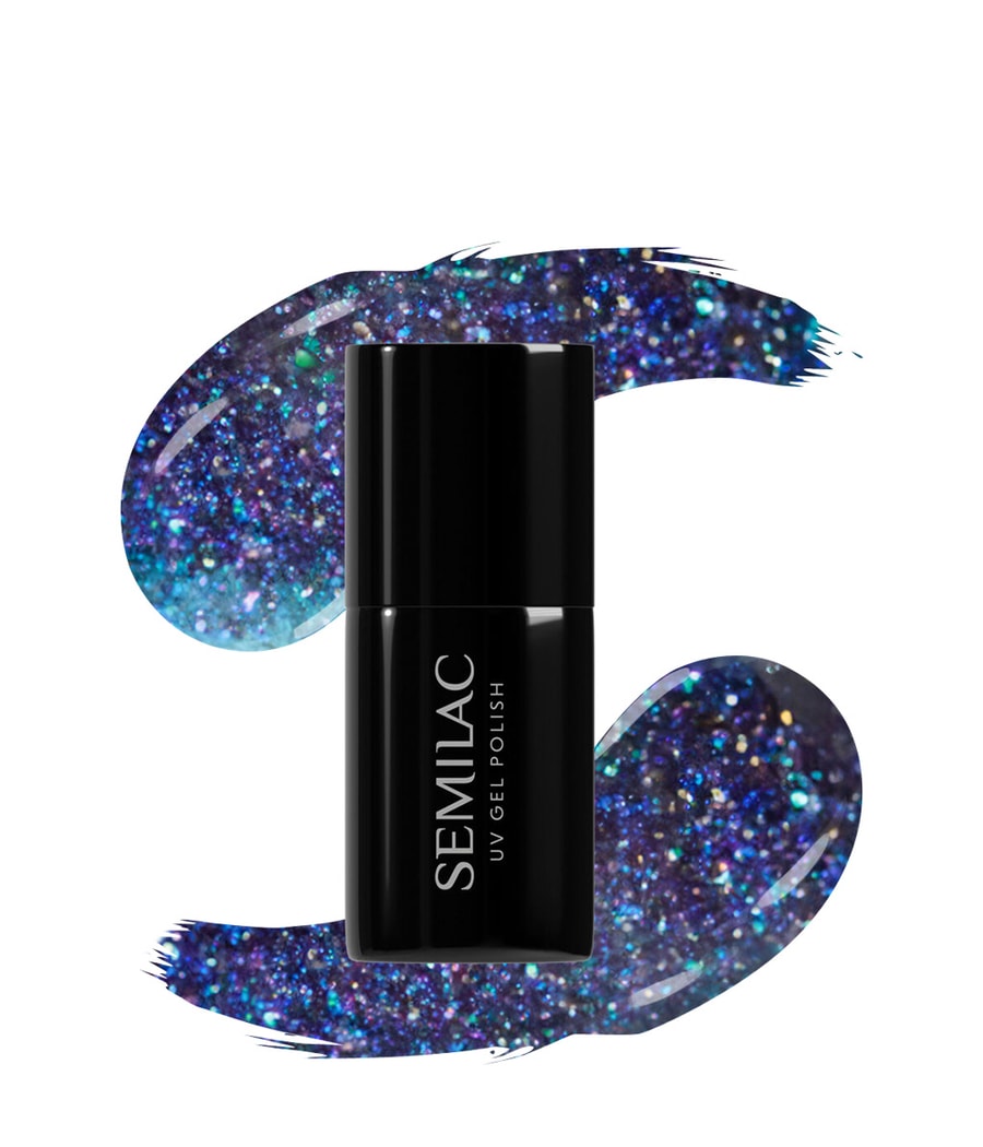 

Гель-лак для ногтей Semilac UV Colours UV Gel Polish, 826 Virtual Blue, 7 ml