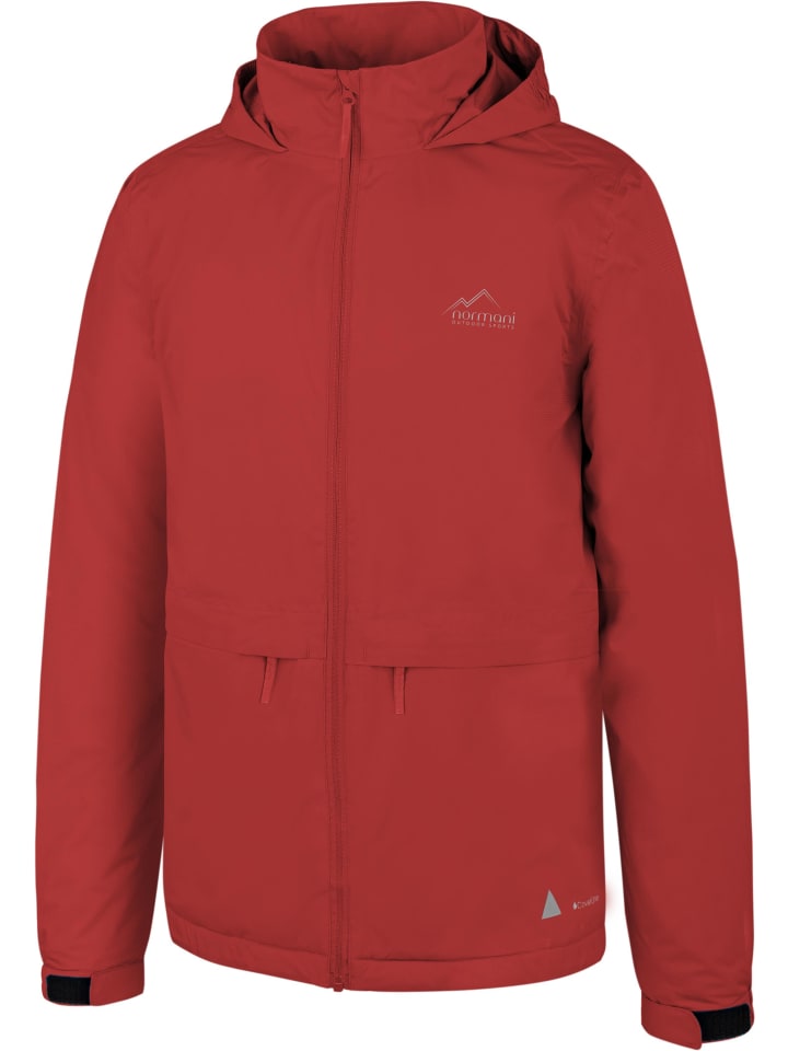 Детская куртка-дождевик с флисовой подкладкой красного цвета Normani Outdoor Sports — фото 2