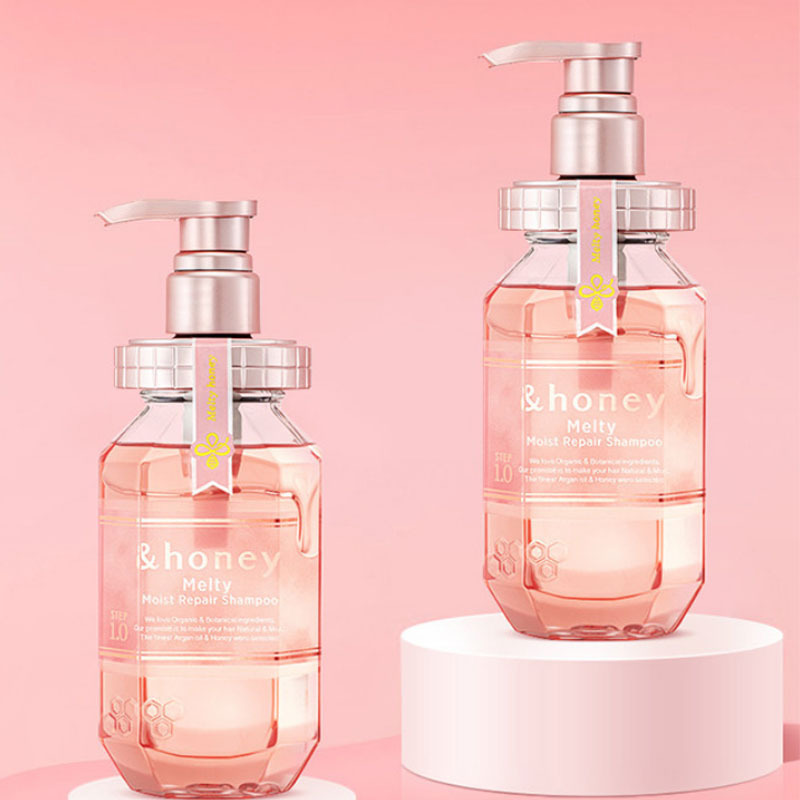&honey Glossy Шампунь Antihua Rose увлажняющий восстанавливающий уход для поврежденных волос 440мл*2 — фото 4