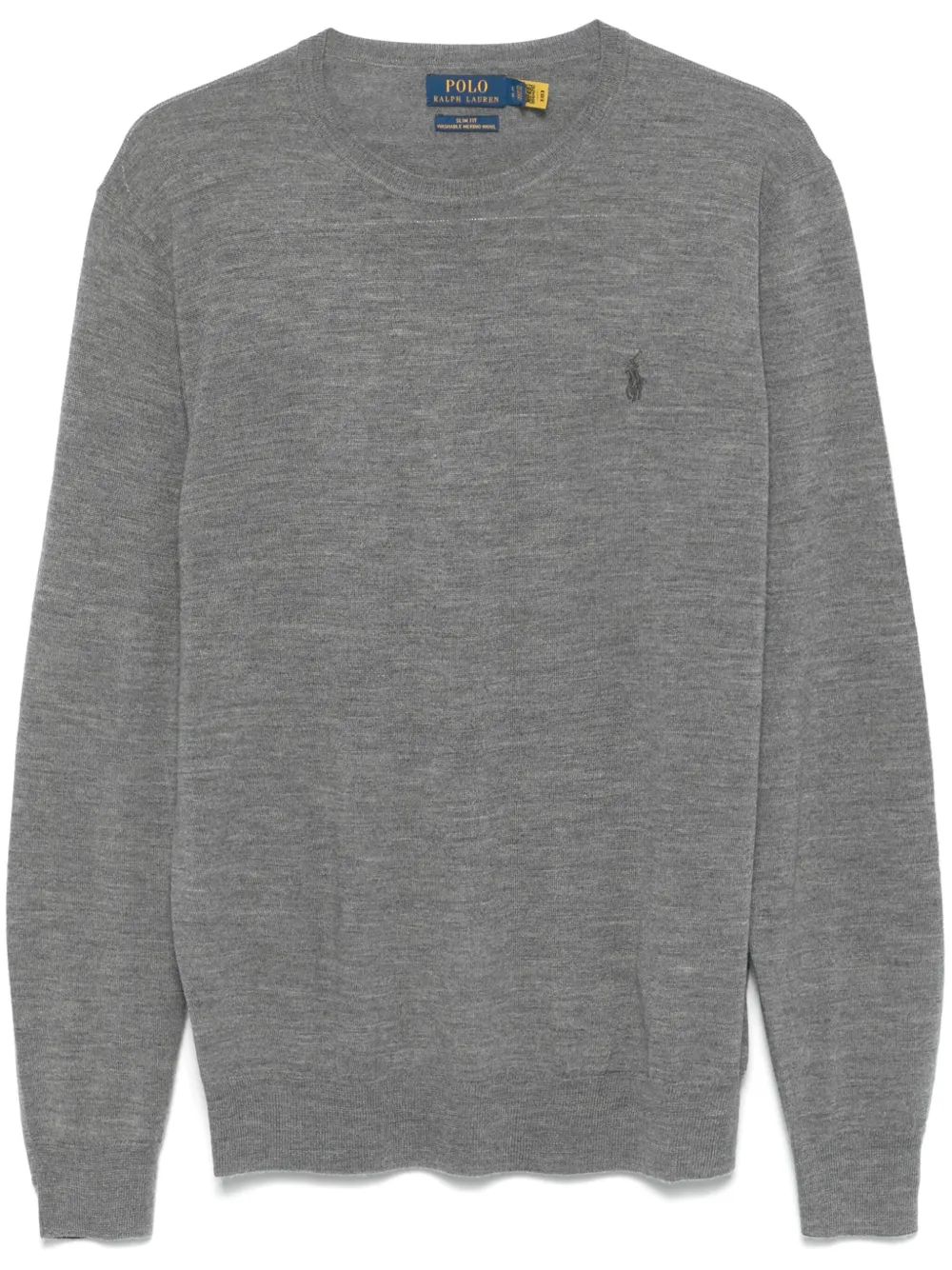 

Свитер с вышивкой Polo Pony POLO RALPH LAUREN, серый