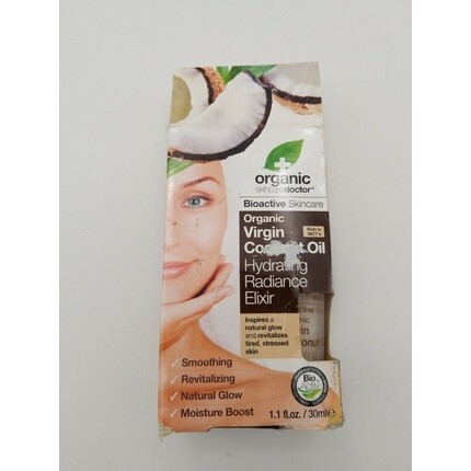 

Bio Skin Care Doctor Кокосовое масло Увлажняющий эликсир сияния 1,1 эт. Унция/30мл, Organic Skincare Doctor