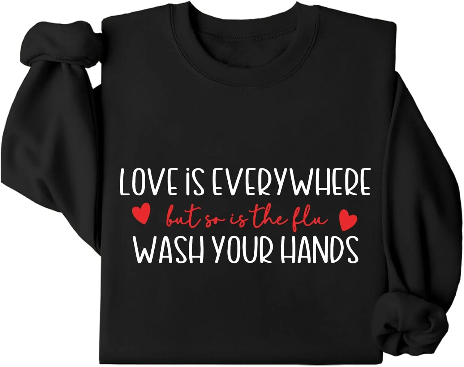 

Толстовка Love Is Everywhere Wash Your Hands, худи Nurse Valentine Batclock