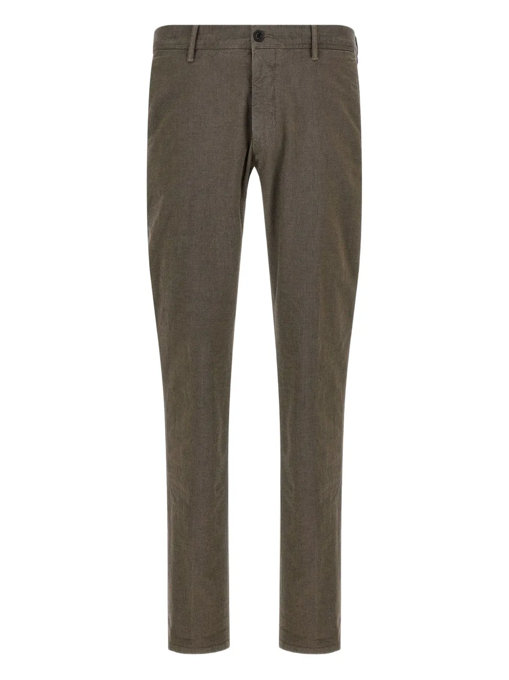 

Зауженные брюки в мелкую клетку Incotex, коричневый