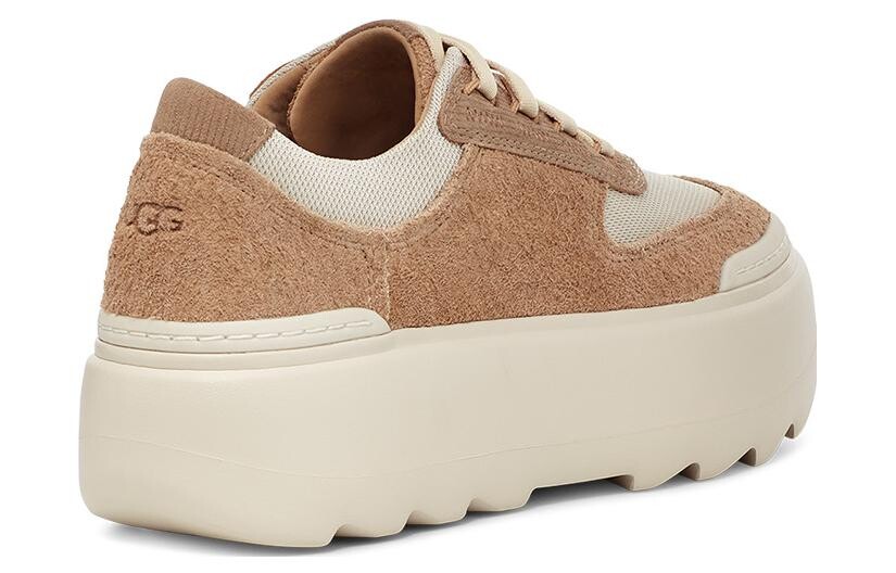Туфли на платформе женские низкие песочные Ugg — фото 4