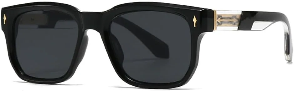 

Солнцезащитные очки UV400 с градиентным рисунком и заклепками в стиле панк для женщин и мужчин, для бега и занятий спортом на открытом воздухе UYPTK, Black Black