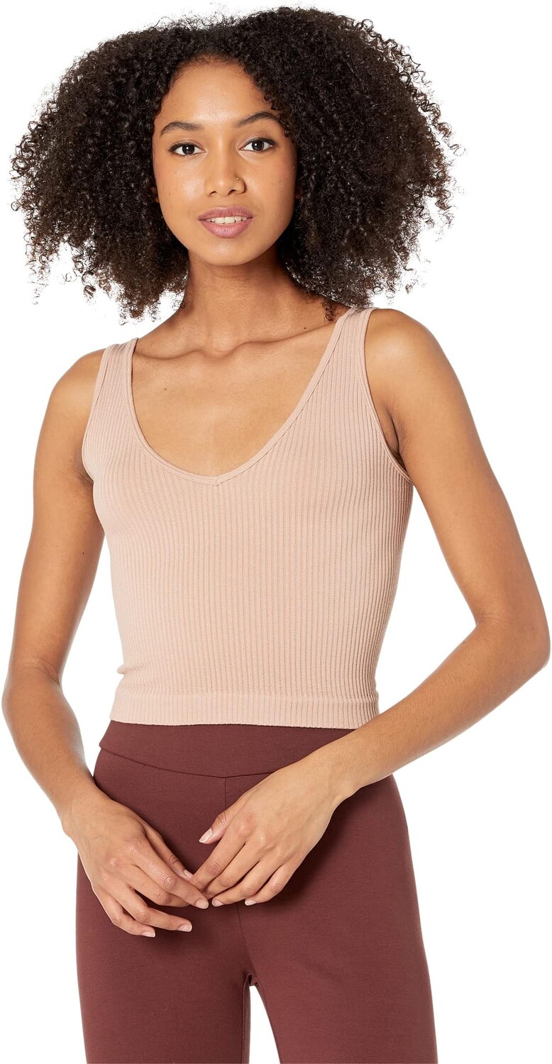 

Топ Solid Rib Brami Free People, цвет Nude