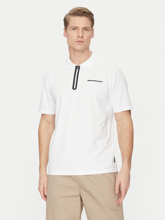 

Рубашка поло стандартный крой Fusion 12273127 Jack&Jones, белый