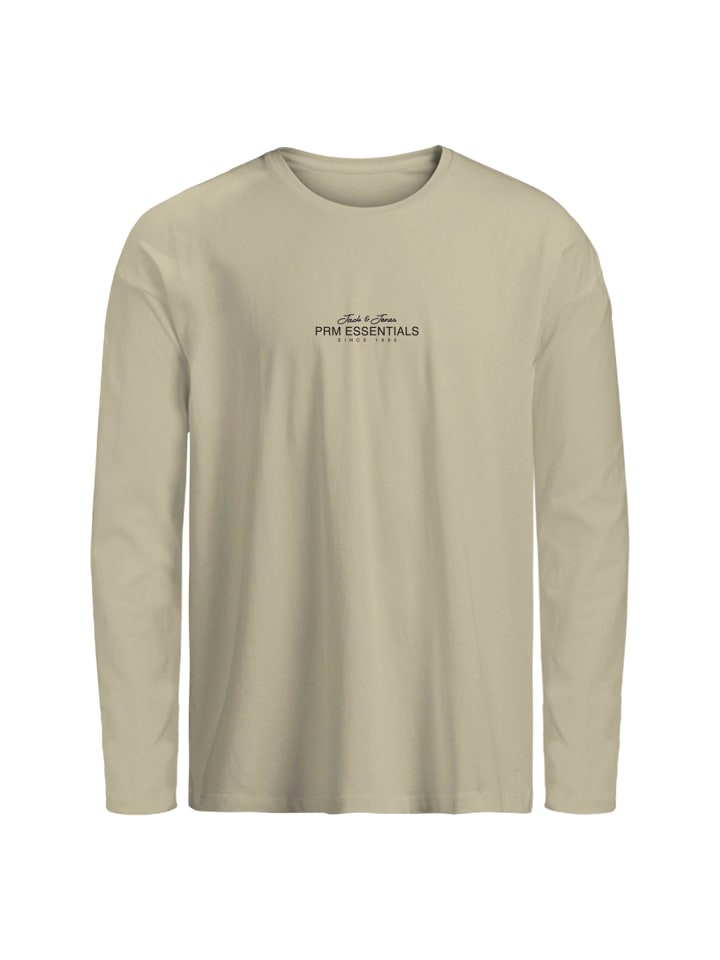 

Jack and Jones Рубашка с длинными рукавами JPRBLACASPER LS Tee бежевого цвета
