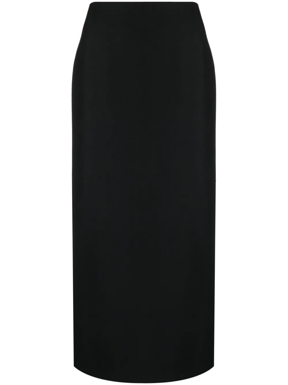

Юбка миди с разрезом Valentino Garavani, черный