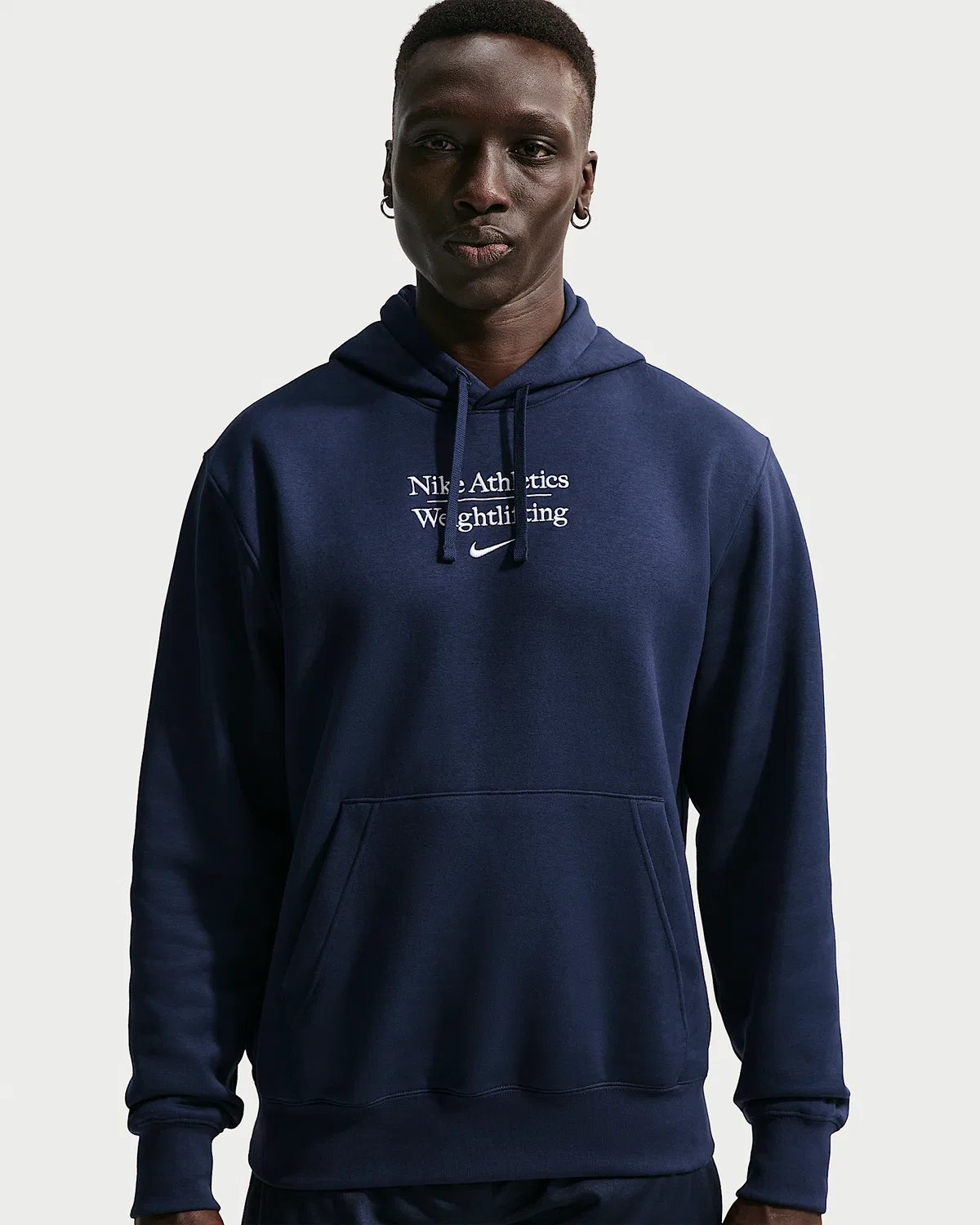 Мужской пуловер для тяжелой атлетики Nike, College Navy