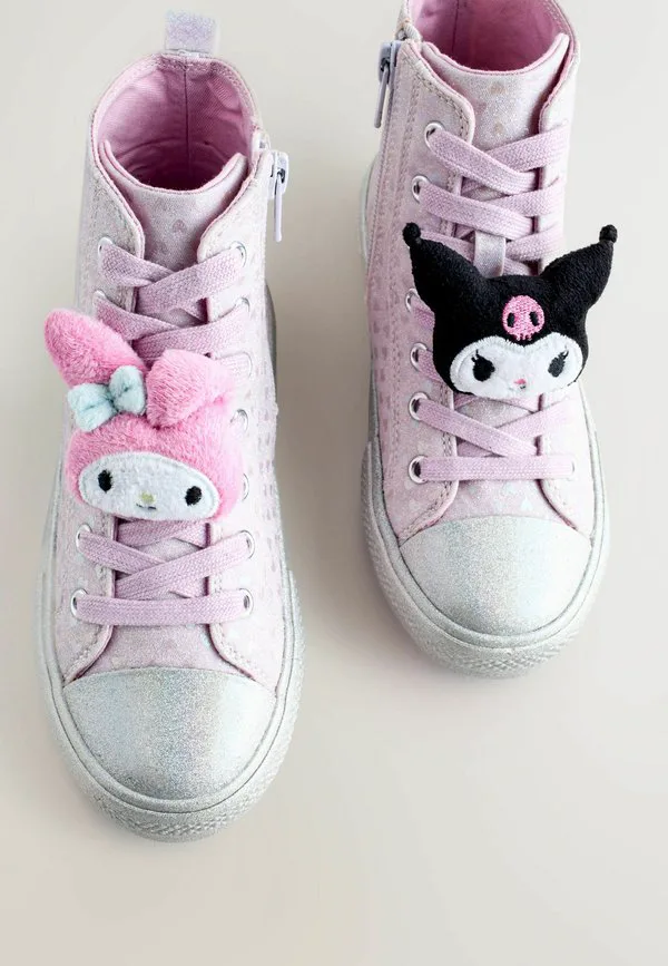 Кроссовки на шнуровке стандартного кроя Next, Purple Hello Kitty And Friends — фото 3