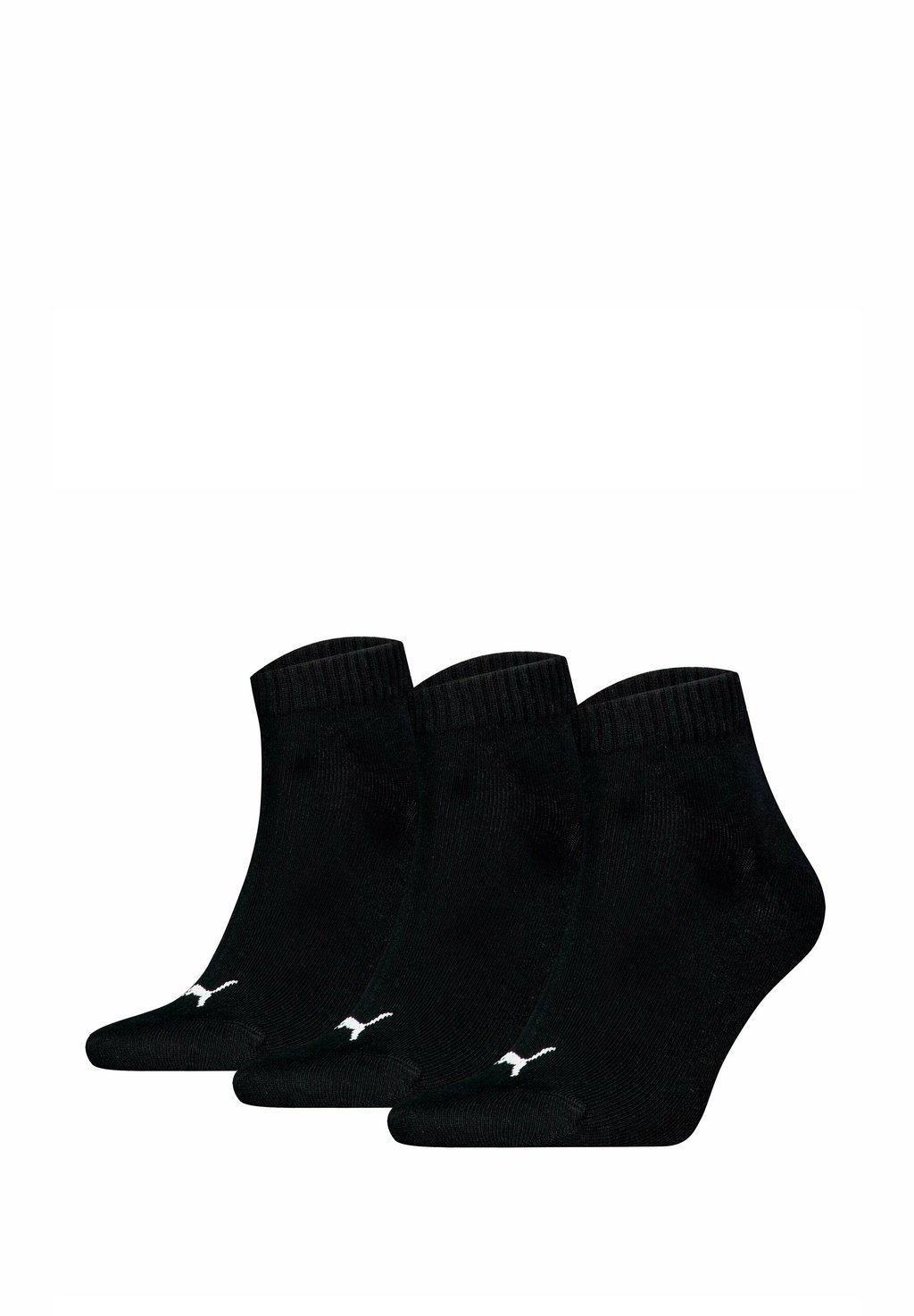 

Носки UNISEX QUARTER 3ER PACK - PLAIN LOGO Puma, черный