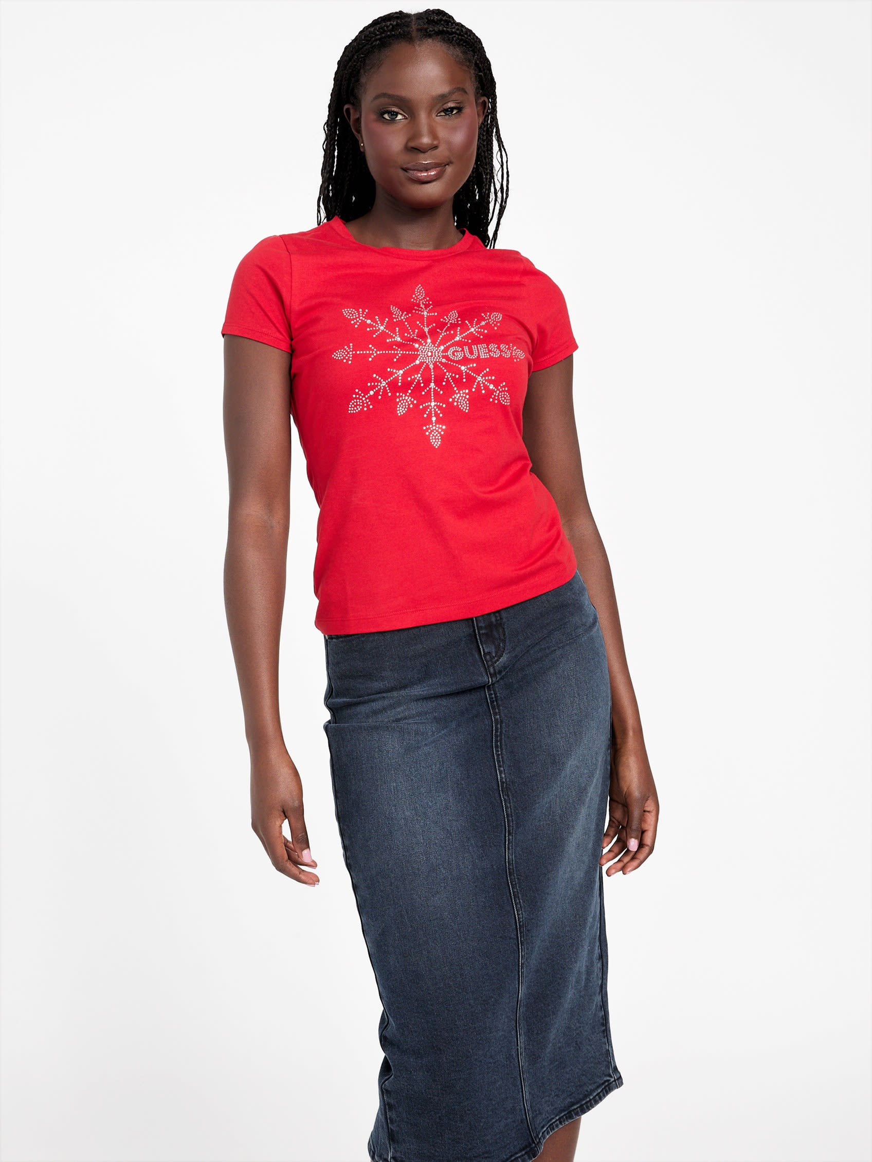 

Футболка Eco Noel Guess Factory, цвет rugby red