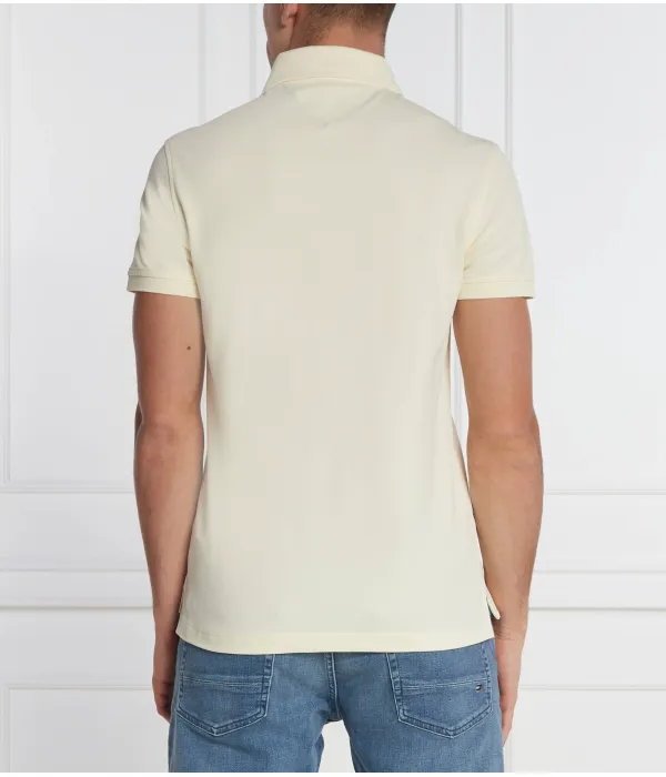 Футболка поло Slim fit Tommy Hilfiger, желтый — фото 4