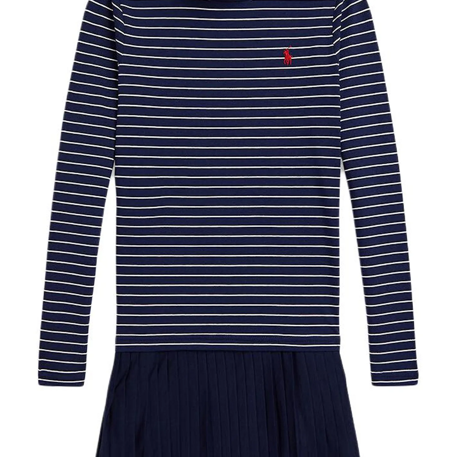 Детское платье с водолазкой Moderate Polo Ralph Lauren, marine синий — фото 4