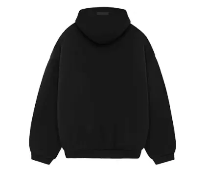 Худи Fear of God Essentials Fleece II Hoodie 'Black', черный — фото 2