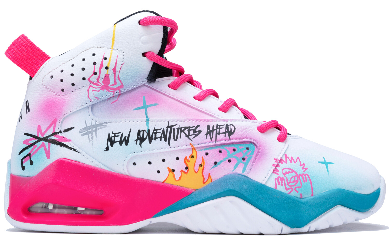 Женские баскетбольные кроссовки Jordan Lift off Vintage,   Pink — фото 3