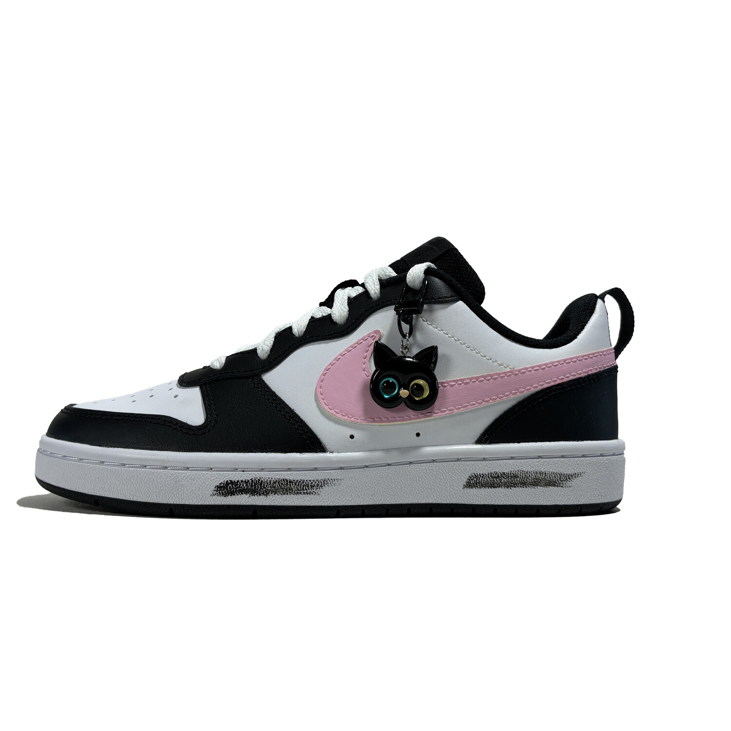 

Кроссовки Nike Court Borough 2 Kids' Skateboarding Shoes Grade School, черный