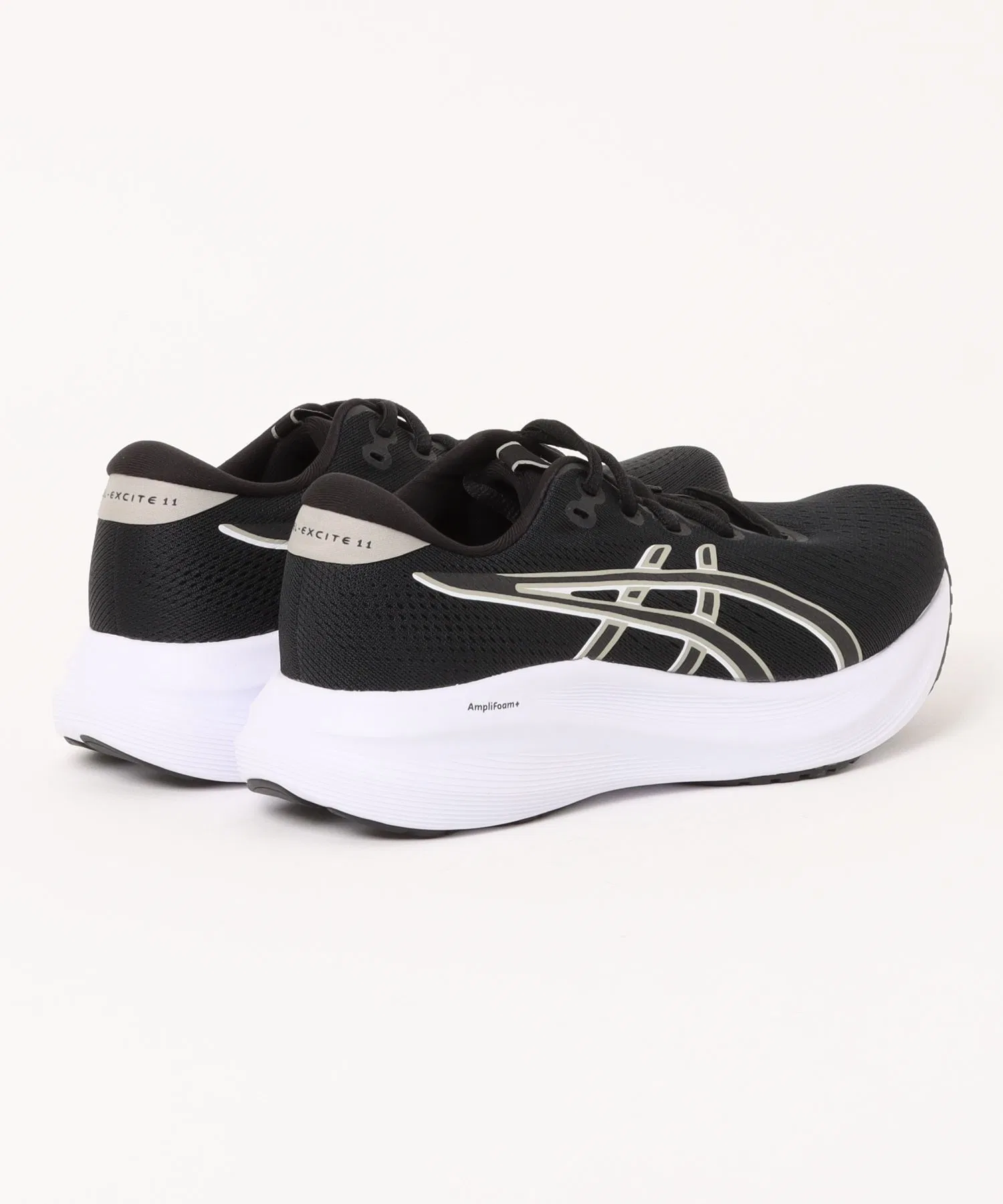 Мужские кроссовки ASICS GEL-EXCITE 11 EXTRA WIDE для бега, чёрные с серым — фото 2