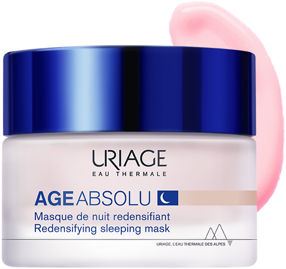 Маска для лица Uriage — Ночная Age Absolu Redensifying, ночная для обновления кожи с антивозрастным эффектом, 50 мл — фото 2