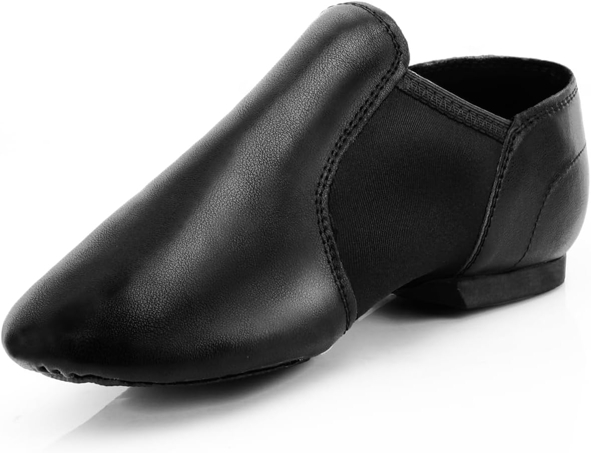 

Женские джазовые туфли Keemi Black, кожаная обувь для танцев для женщин и мужчин, унисекс, противоскользящие женские танцевальные туфли