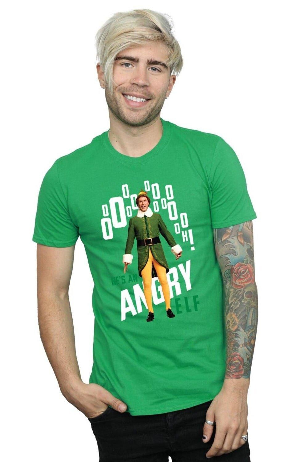 

Злая футболка Elf, зеленый