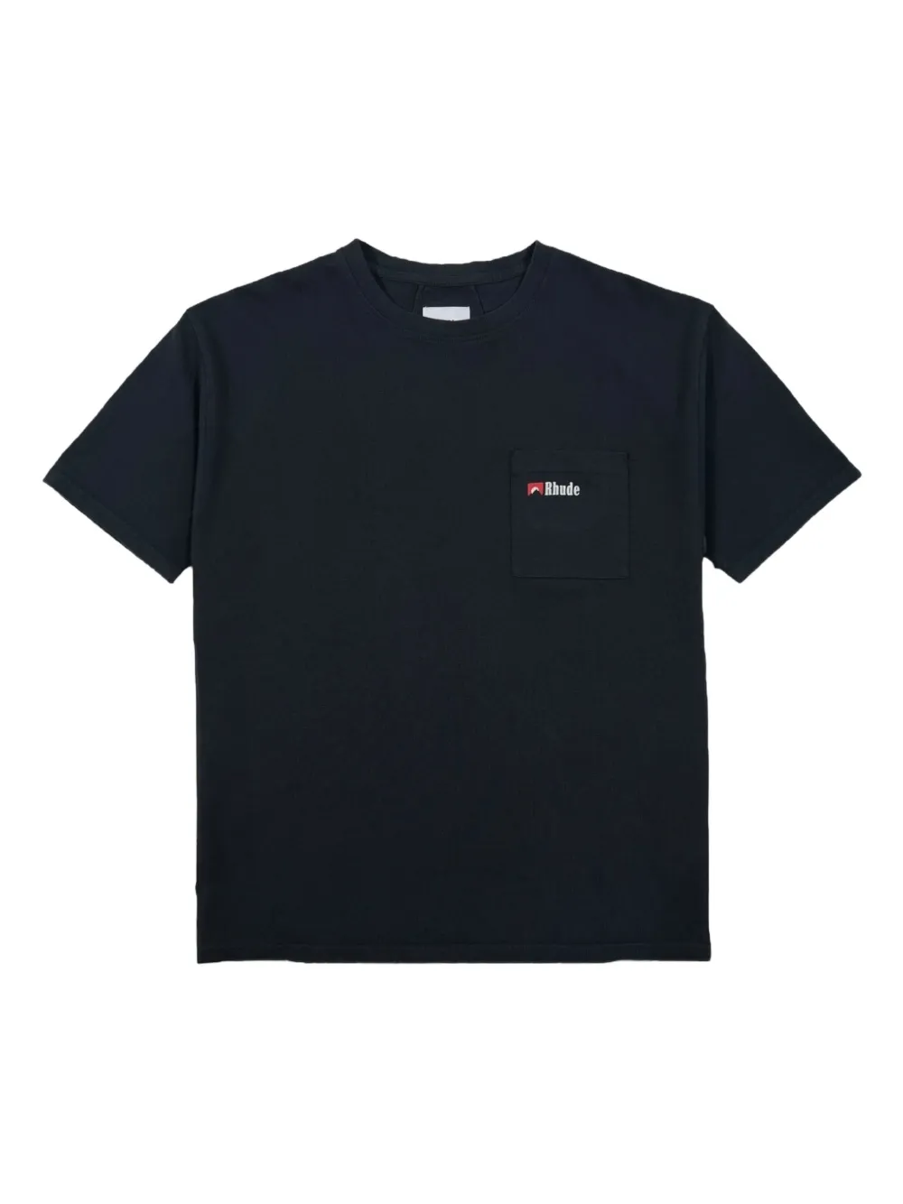 

Футболка с карманом и изображением лунного волка Rhude, черный