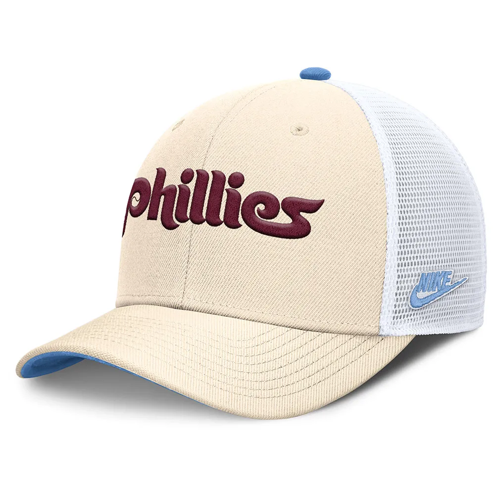 

Бейсболка Nike MLB Dri-Fit Rise Structured Philadelphia Phillies, бежевый
