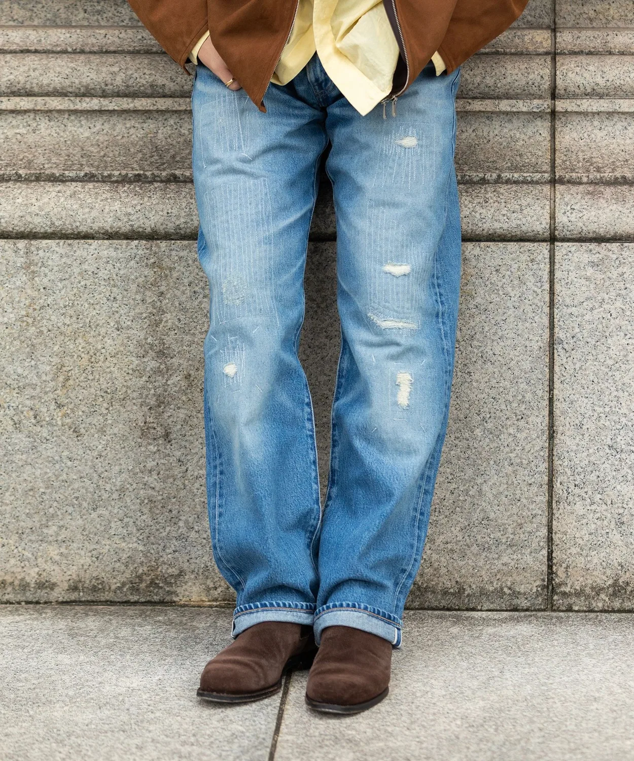 Джинсы Levi’s Blue Tab Anchor Relaxed, королевский синий — фото 2