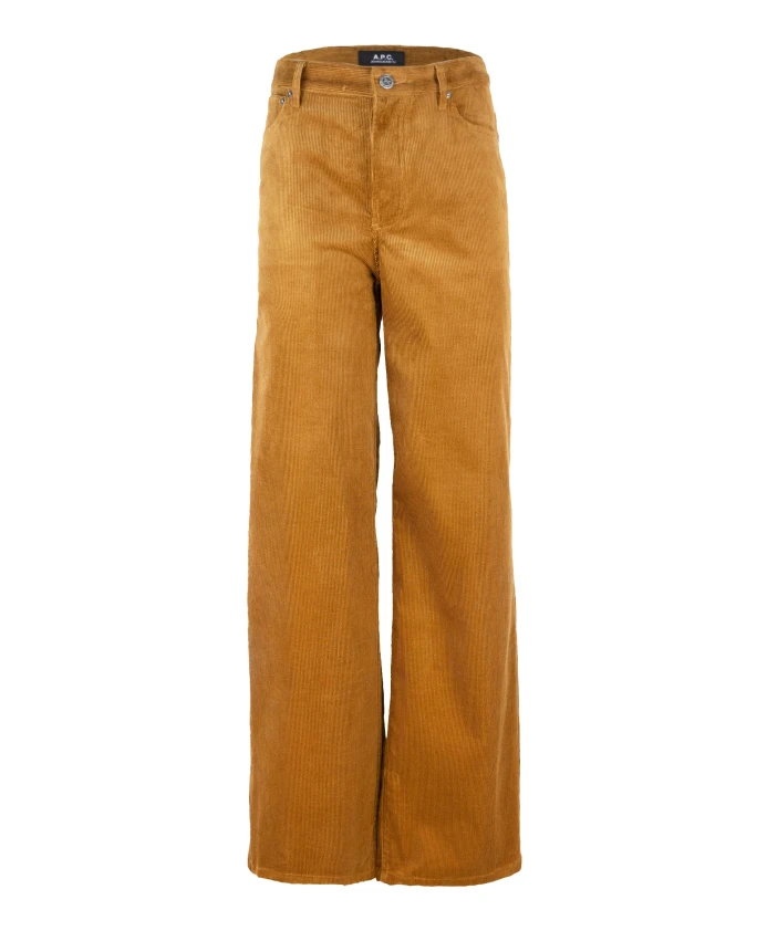 

Коричневые брюки Элизабет карамельного цвета A.P.C., коричневый