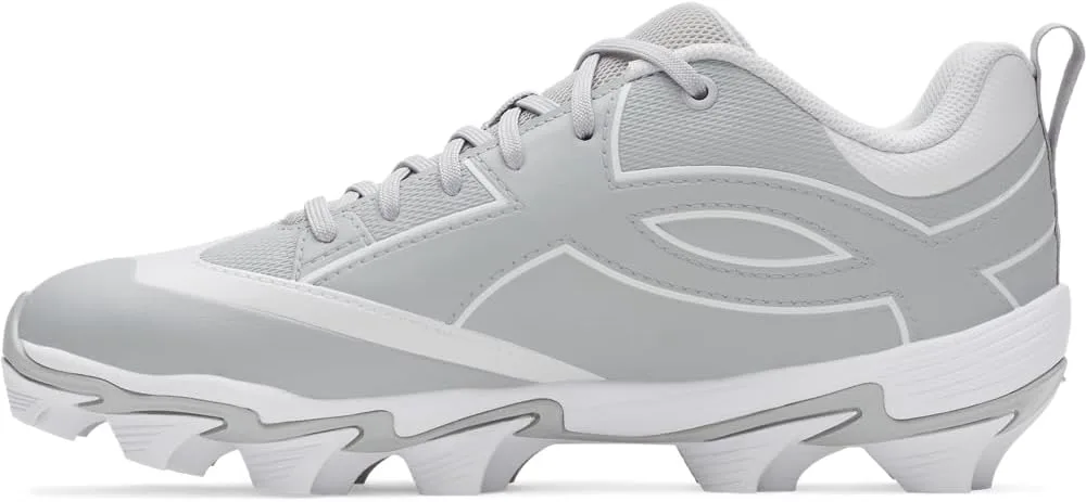 Бейсбольные бутсы Under Armour для мужчин Leadoff Icon Low Rm, серый/белый