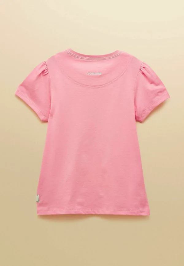 Футболка astra с аппликационным принтом, стандартного кроя. Joules, Pink — фото 2