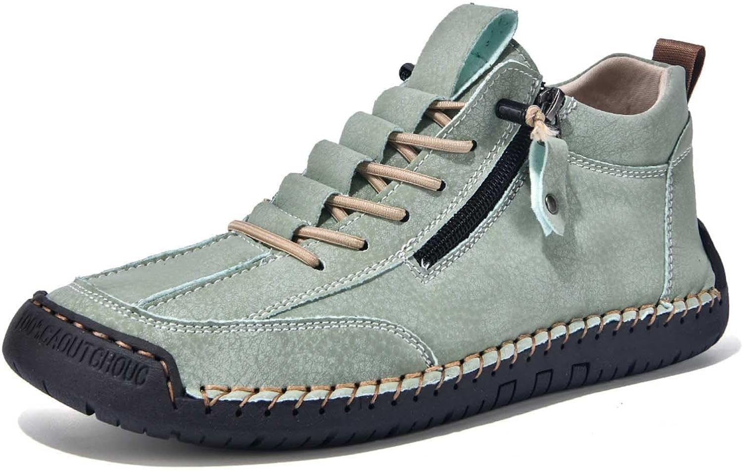 

Мужские повседневные кожаные туфли Мода Удобные слипоны Лоферы Легкие прогулочные и водительские туфли на каждый день Generic, светло-зеленый