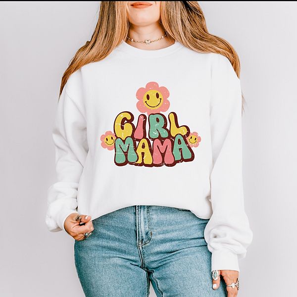 

Свитшот Girl mama flower Simply Sage Market, White, Белый, Свитшот Girl mama flower Simply Sage Market, White