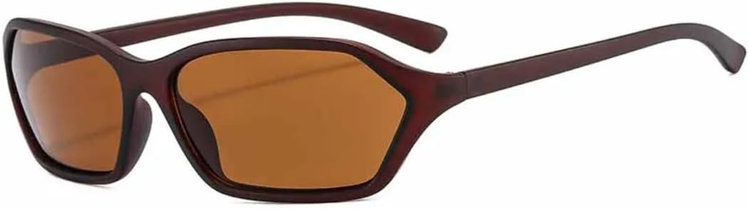 

Нестандартные мужские и женские солнцезащитные очки, модные, роскошные, стильные, камуфляжные, для велоспорта, спорта, с защитой от УФ-излучения UV400 TVTBBVV, Brown Brown