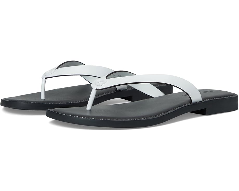 Балетки COACH Brianna Flip Flop, цвет Optic White