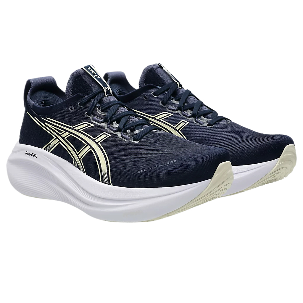 ASICS Мужские кроссовки GEL NIMBUS 27 Low top синие, цвет Blue — фото 3